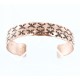 Handmade Certified Authentic Navajo Handstamped Real Handmade Copper Native American Bracelet 371017092654