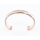 Handmade Certified Authentic Navajo Handstamped Real Handmade Copper Native American Bracelet 371018620709