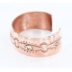 Handmade Certified Authentic Navajo Handstamped Real Handmade Copper Native American Bracelet 371019750110
