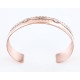 Handmade Certified Authentic Navajo Handstamped Real Handmade Copper Native American Bracelet 371019750110