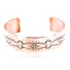 Handmade Certified Authentic Navajo Handstamped Real Handmade Copper Native American Bracelet 371019750110