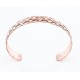 Handmade Certified Authentic Navajo Handstamped Real Handmade Copper Native American Bracelet 371019775480