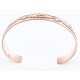 Handmade Certified Authentic Navajo Handstamped Real Handmade Copper Native American Bracelet 371020954495
