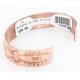 Handmade Certified Authentic Navajo Handstamped Real Handmade Copper Native American Bracelet 371020954495