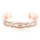 Handmade Certified Authentic Navajo Handstamped Real Handmade Copper Native American Bracelet 371020954495