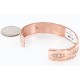 Handmade Certified Authentic Navajo Handstamped Real Handmade Copper Native American Bracelet 371024291632
