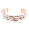 Handmade Certified Authentic Navajo Handstamped Real Handmade Copper Native American Bracelet 371024291632