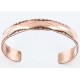 Handmade Certified Authentic Navajo Handstamped Real Handmade Copper Native American Bracelet 371024371885