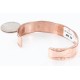 Handmade Certified Authentic Navajo Handstamped Real Handmade Copper Native American Bracelet 371024371885
