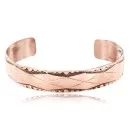 Handmade Navajo Handstamped Real Handmade Copper Native American Bracelet 371024371885