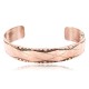 Handmade Certified Authentic Navajo Handstamped Real Handmade Copper Native American Bracelet 371024371885
