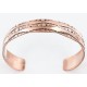 Handmade Certified Authentic Navajo Handstamped Real Handmade Copper Native American Bracelet 371026796616