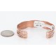 Handmade Certified Authentic Navajo Handstamped Real Handmade Copper Native American Bracelet 371026796616