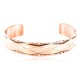 Handmade Certified Authentic Navajo Handstamped Real Handmade Copper Native American Bracelet 390788687479