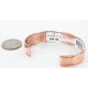 Handmade Certified Authentic Navajo Handstamped Real Handmade Copper Native American Bracelet 390788687479