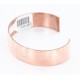 Handmade Certified Authentic Navajo Handstamped Real Handmade Copper Native American Bracelet 390788819383