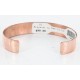 Handmade Certified Authentic Navajo Handstamped Real Handmade Copper Native American Bracelet 390788819383