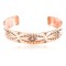 Handmade Certified Authentic Navajo Handstamped Real Handmade Copper Native American Bracelet 390791157071