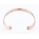 Handmade Certified Authentic Navajo Handstamped Real Handmade Copper Native American Bracelet 390791157071