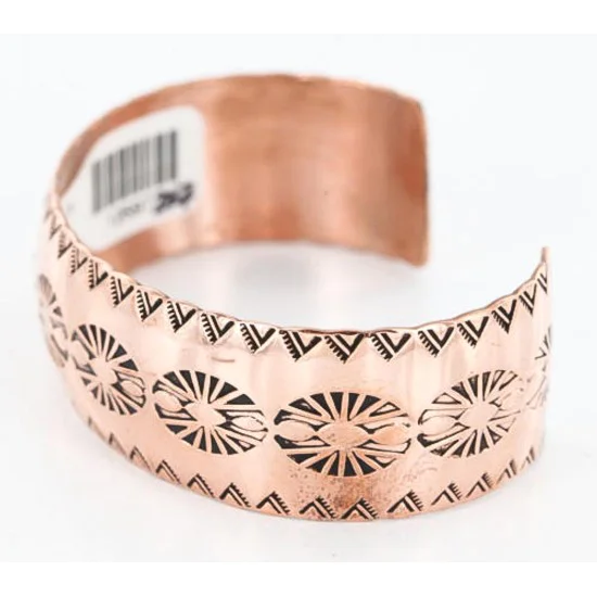Handmade Navajo Handstamped Real Handmade Copper Native American Bracelet 390792551058 Handmade Navajo Handstamped Real Handmade Copper Native American Bracelet 390792551058