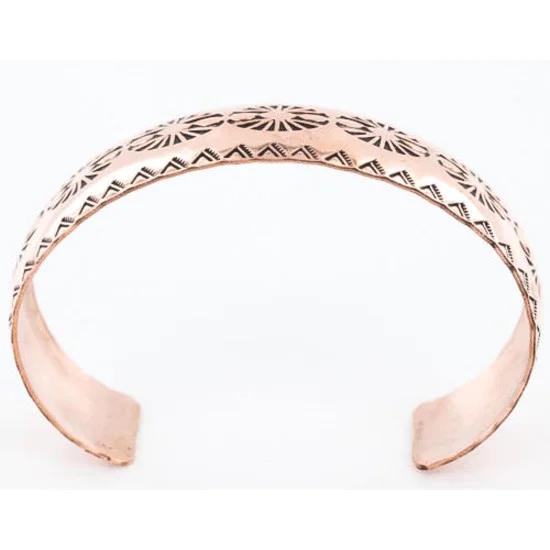 Handmade Navajo Handstamped Real Handmade Copper Native American Bracelet 390792551058 Handmade Navajo Handstamped Real Handmade Copper Native American Bracelet 390792551058