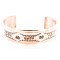 Handmade Certified Authentic Navajo Handstamped Real Handmade Copper Native American Bracelet 390792613844