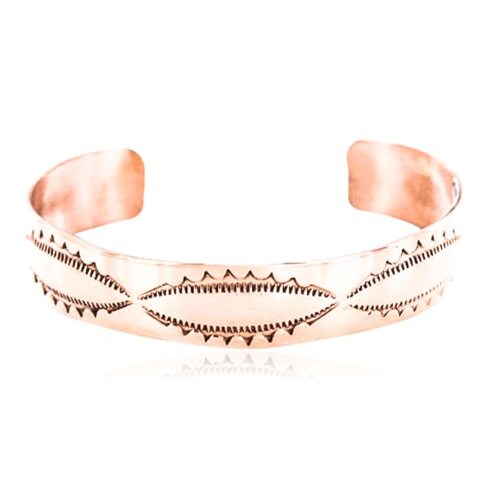 Handmade Certified Authentic Navajo Handstamped Real Handmade Copper Native American Bracelet 390792638017 Handmade Certified Authentic Navajo Handstamped Real Handmade Copper Native American Bracelet 390792638017