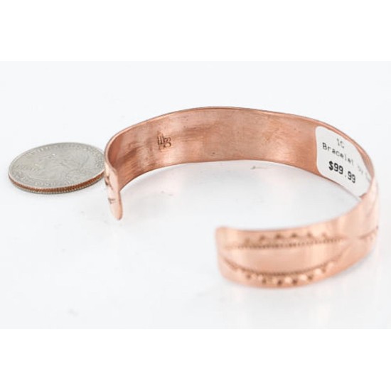 Handmade Certified Authentic Navajo Handstamped Real Handmade Copper Native American Bracelet 390792638017 Handmade Certified Authentic Navajo Handstamped Real Handmade Copper Native American Bracelet 390792638017