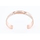 Handmade Certified Authentic Navajo Handstamped Real Handmade Copper Native American Bracelet 390792664136