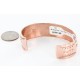 Handmade Certified Authentic Navajo Handstamped Real Handmade Copper Native American Bracelet 390792664136