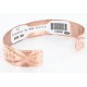 Handmade Certified Authentic Navajo Handstamped Real Handmade Copper Native American Bracelet 390794007874