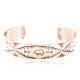 Handmade Certified Authentic Navajo Handstamped Real Handmade Copper Native American Bracelet 390794007874