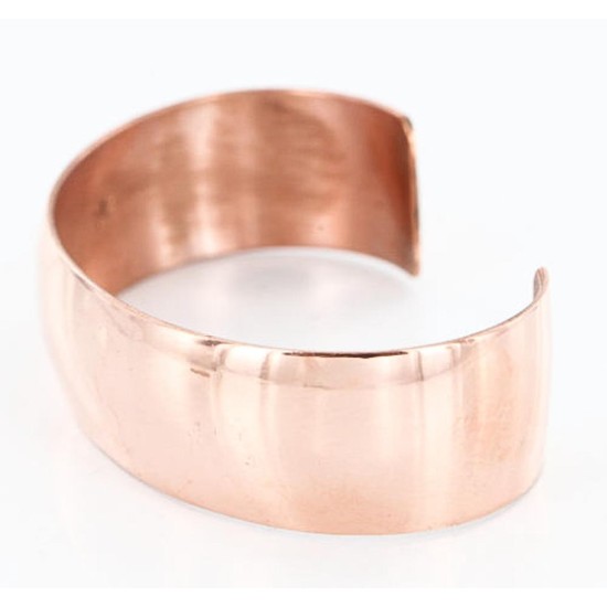 Handmade Certified Authentic Navajo Handstamped Real Handmade Copper Native American Bracelet 390794306969
