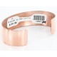 Handmade Certified Authentic Navajo Handstamped Real Handmade Copper Native American Bracelet 390794306969