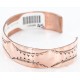 Handmade Certified Authentic Navajo Handstamped Real Handmade Copper Native American Bracelet 390794911598
