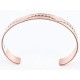 Handmade Certified Authentic Navajo Handstamped Real Handmade Copper Native American Bracelet 390794911598