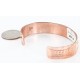 Handmade Certified Authentic Navajo Handstamped Real Handmade Copper Native American Bracelet 390794911598