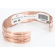 Handmade Certified Authentic Navajo Handstamped Real Handmade Copper Native American Bracelet 390797982986