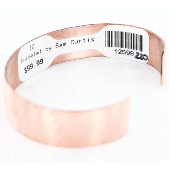 Handmade Navajo Handstamped Real Handmade Copper Native American Bracelet 390801051348 Handmade Navajo Handstamped Real Handmade Copper Native American Bracelet 390801051348