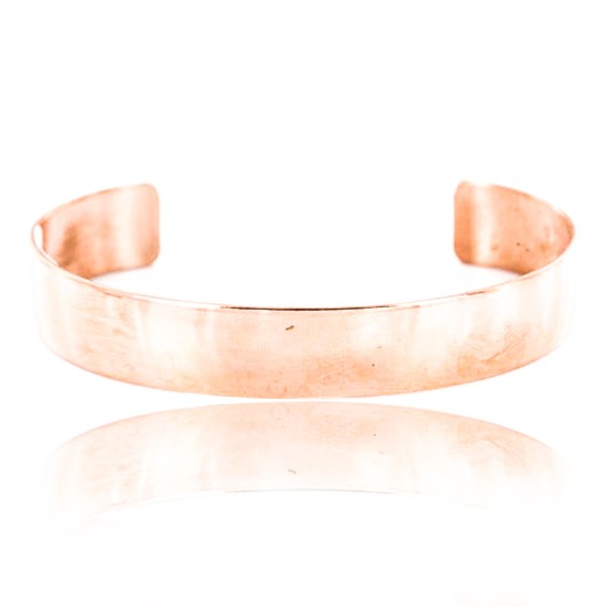 Handmade Certified Authentic Navajo Handstamped Real Handmade Copper Native American Bracelet 390803603992