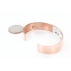 Handmade Certified Authentic Navajo Handstamped Real Handmade Copper Native American Bracelet 390803848491
