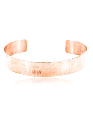 Handmade Certified Authentic Navajo Handstamped Real Handmade Copper Native American Bracelet 390803848491