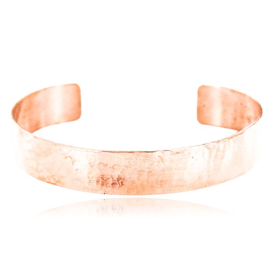 Handmade Certified Authentic Navajo Handstamped Real Handmade Copper Native American Bracelet 390803848491