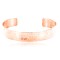 Handmade Certified Authentic Navajo Handstamped Real Handmade Copper Native American Bracelet 390803848491