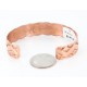 Handmade Certified Authentic Navajo Handstamped Real Handmade Copper Native American Bracelet 390834849546