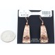 Handmade Certified Authentic Navajo Handstamped Real Handmade Copper Native American Earrings 371044128467