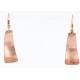 Handmade Certified Authentic Navajo Handstamped Real Handmade Copper Native American Earrings 371045605357