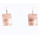 Handmade Certified Authentic Navajo Handstamped Real Handmade Copper Native American Earrings 371051341408