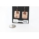 Handmade Certified Authentic Navajo Handstamped Real Handmade Copper Native American Earrings 371051341408
