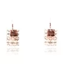 Handmade Navajo Handstamped Real Handmade Copper Native American Earrings 371051341408